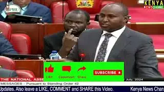 "FINANCE BILL IS DEAD" Furies Junet Mohamed tells Speaker Wetangula in Parliament today