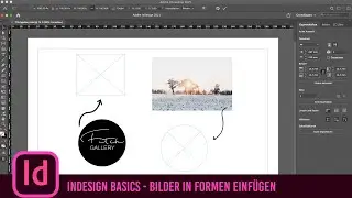 Adobe InDesign Basics: Inserting Images into Shapes | Your First Steps in InDesign | Fitchgallery