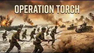 The Complete History of Operation Torch — Invasion of North Africa | WW2 Documentary To Fall Asleep