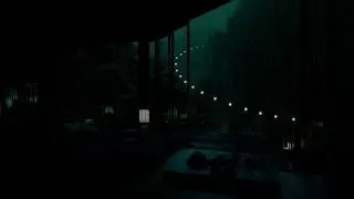 Calming Rain at a Quiet Mountain Cabin 🌧 (No Ads) | Relaxing Dark Bedroom Sounds for Deep Sleep
