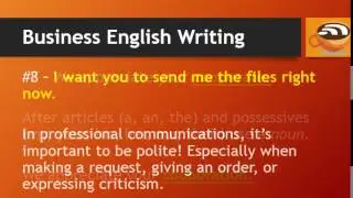 Business English - Writing Tips