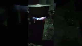 Another Fire Test Kalan de used oil..