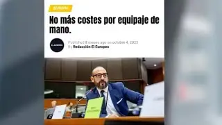🗣️“Los derechos no son de las compañías, son de los #ciudadanos” Jordi Cañas 🛄