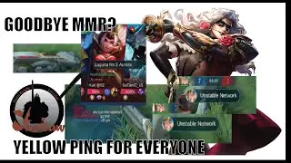 LAG 120MS - PLAYING YELLOW PING IN WHOLE GAME - LANCELOT GAMEPLAY