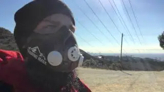 Elevation Training 2.0. Sweating it out after a 2 mile trail run.