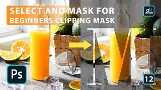 Clipping Mask in Photoshop | Select and Mask in Photoshop | Photoshop tutorial | Adobe Photoshop