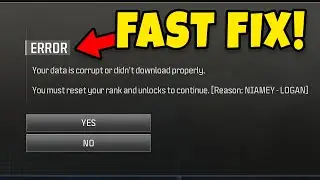MW3 EASY FIX for ERROR 