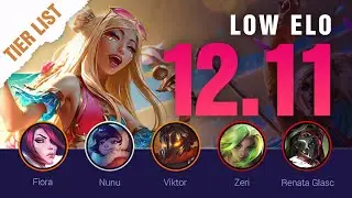 UPDATED Patch 12.11 LOW ELO TIER LIST | LoL Season 12