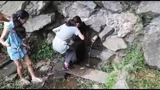 passeando no parque com minha tia e minhas primas
