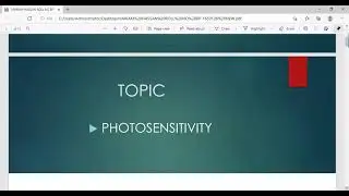 Photosensitivity