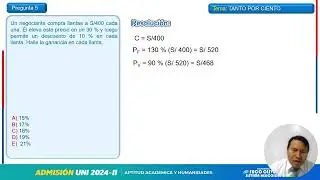 Pregunta 05 Razonamiento Matemático