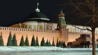 Московский кремль ночью