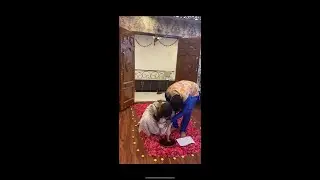 🇹🇳❤️🇮🇳 ‏فيديو احتفال ‏الهنود بقدوم الجنين