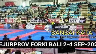 SANSAI KATA (pemula putri) - Zifara Dojo Paganza Lemkari Denpasar | Kejurprov Forki 2022 -Semifinal
