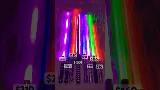 Can you name the Characters who have these Lightsabers?