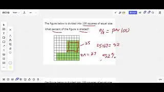 Finding the percentage of a grid that is shaded