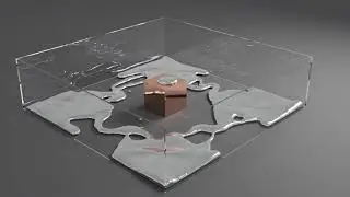 Blender Mercury Experiment - Simulation with flip fluids
