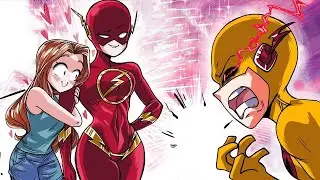 When Reverse Flash Turns Barry Into a Girl… And Fails! | TG TF Comic Dub 117