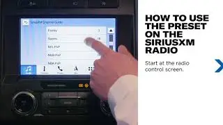 SiriusXM Presets