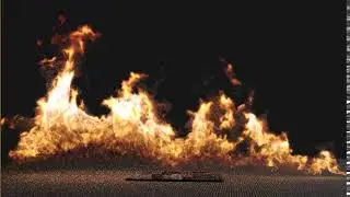 Chaosgroup PhoenixFD - Wall Of Fire - R&D