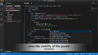 How To Hide Parent But Show Its Child/Children In HTML And CSS