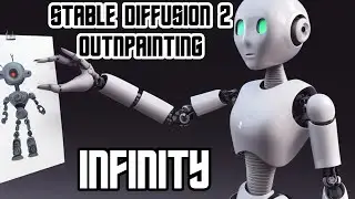 🎨 Stable Diffusion 2 outpainting 🎨 - Fácil - SIn GPU