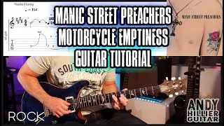 Manic Street Preachers - Motorcycle Emptiness Guitar Tutorial