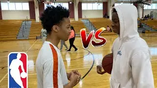1v1 Basketball against High School Friend 🔥🏀