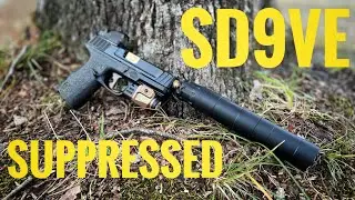 Suppressed SD9VE Pistol