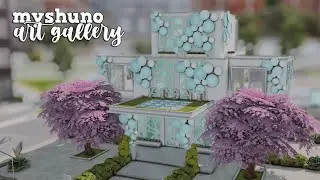 myshuno art gallery 🎨 | the sims 4 speed build | no cc