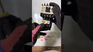 Push button, Magnetic contactor and Overload relay explanation and functions
