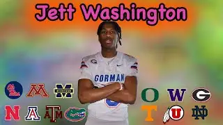 Jett Washington Highlights || What School Can Land the Jett?