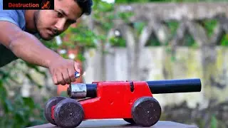 HOW TO MAKE A REAL CANNON .