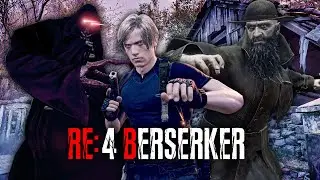 RE4 REMAKE porém MAIS DIFÍCIL!!! (Berserker Mod) Parte 2