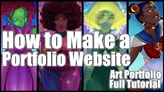 How to Make a Portfolio Website | Art Portfolio Full Tutorial