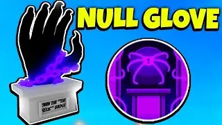 Обзор на новую перчату Null и её получение в Slap Battle