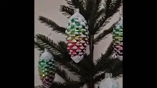Pine cone ornaments