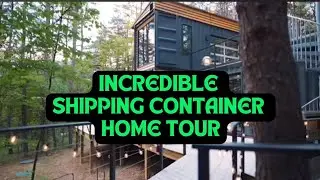 UNLOCK THIS BEAUTIFUL SHIPPING CONTAINER  HOME ( HOME TOUR ) CONTAINER HOME #hometour #housetour