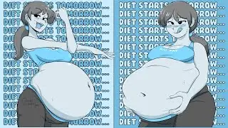 Wii Fit Trainer vs. Carb Loading (Belly Gurgles ASMR)