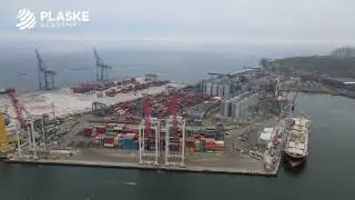 Одесский морской порт. Евротерминал Одесса внутри