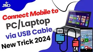 How to Connect Mobile to PC/Laptop via USB Cable | Mirror your Android Screen to Laptop