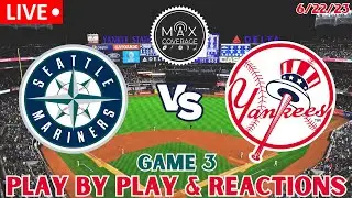 Seattle Mariners vs New York Yankees | NBA DRAFT TICKER | LIVE Play-By-Play & Reactions  (6/22/23)