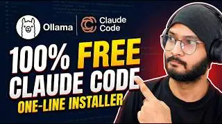 Claude Code 100% FREE — One Command Install (No API Key) 