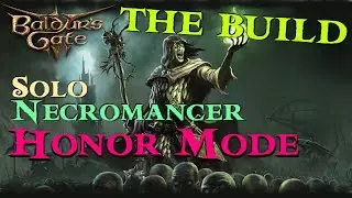 BG3 - Solo Necromancer Build for Honour Mode!