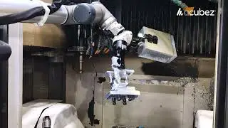 Zero Point Clamping automated with acubez modular automation - #CNC #Automation #okuma @LangTechnik