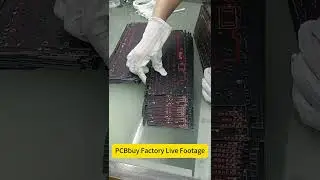 Matte black with red solder mask keyboard PCB #pcbfactory #pcb