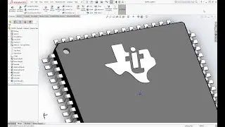 SolidWorks 2017 - Create Ti Logo