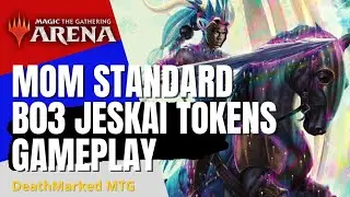 Magic: the Gathering Arena Standard Ranked BO3 Gameplay with Jeskai Tokens