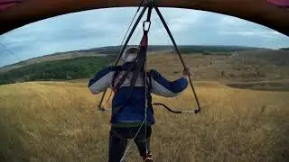 Я, Спорт 20 М, Коровы, Россошки и учебная погодка. Дельтаплан.