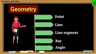 Point, Line, Line segment, Ray, Angle || with Examples || Geometry Basics